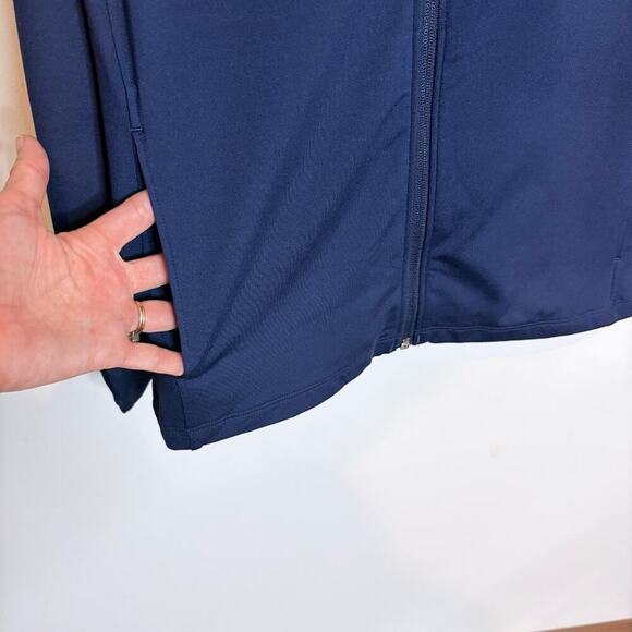 Under Armour Storm Women's Midlayer Full-Zip Track Jacket L Navy Blue Athletic - Picture 5 of 12